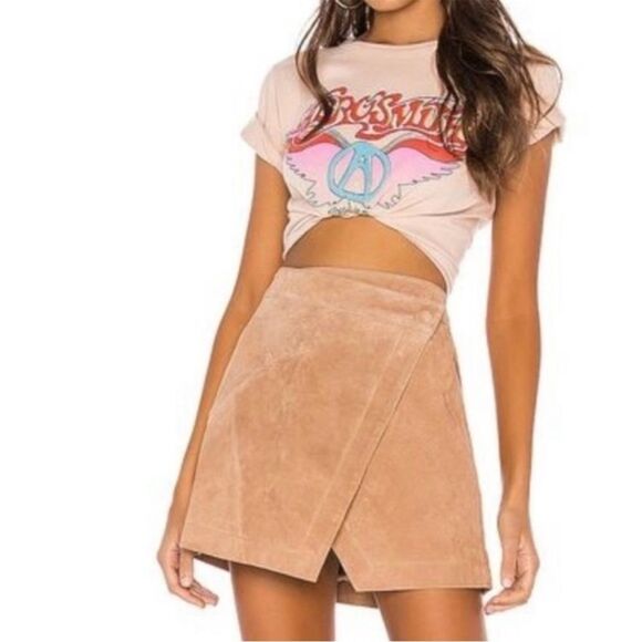 Blank nyc suede wrap skirt 25 - Picture 1 of 15
